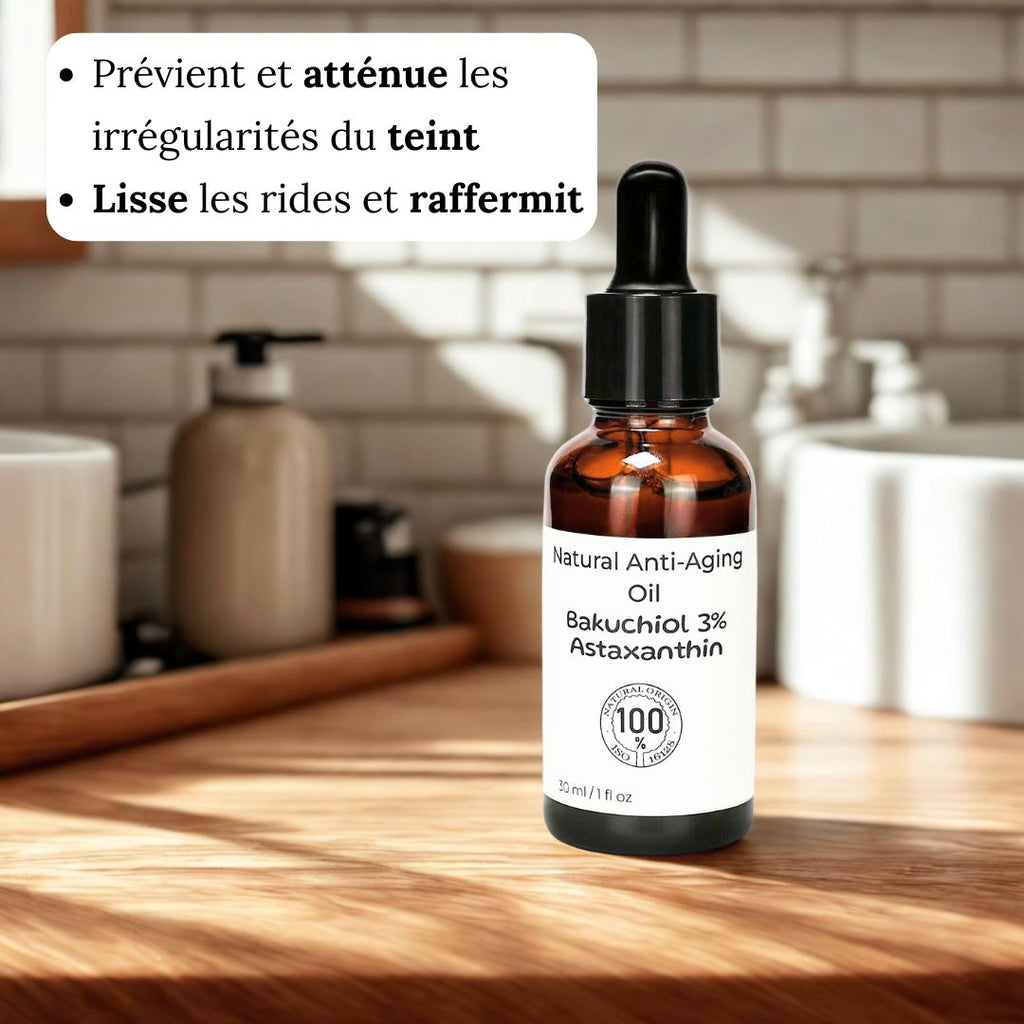 Huile anti-âge bakuchiol 3%