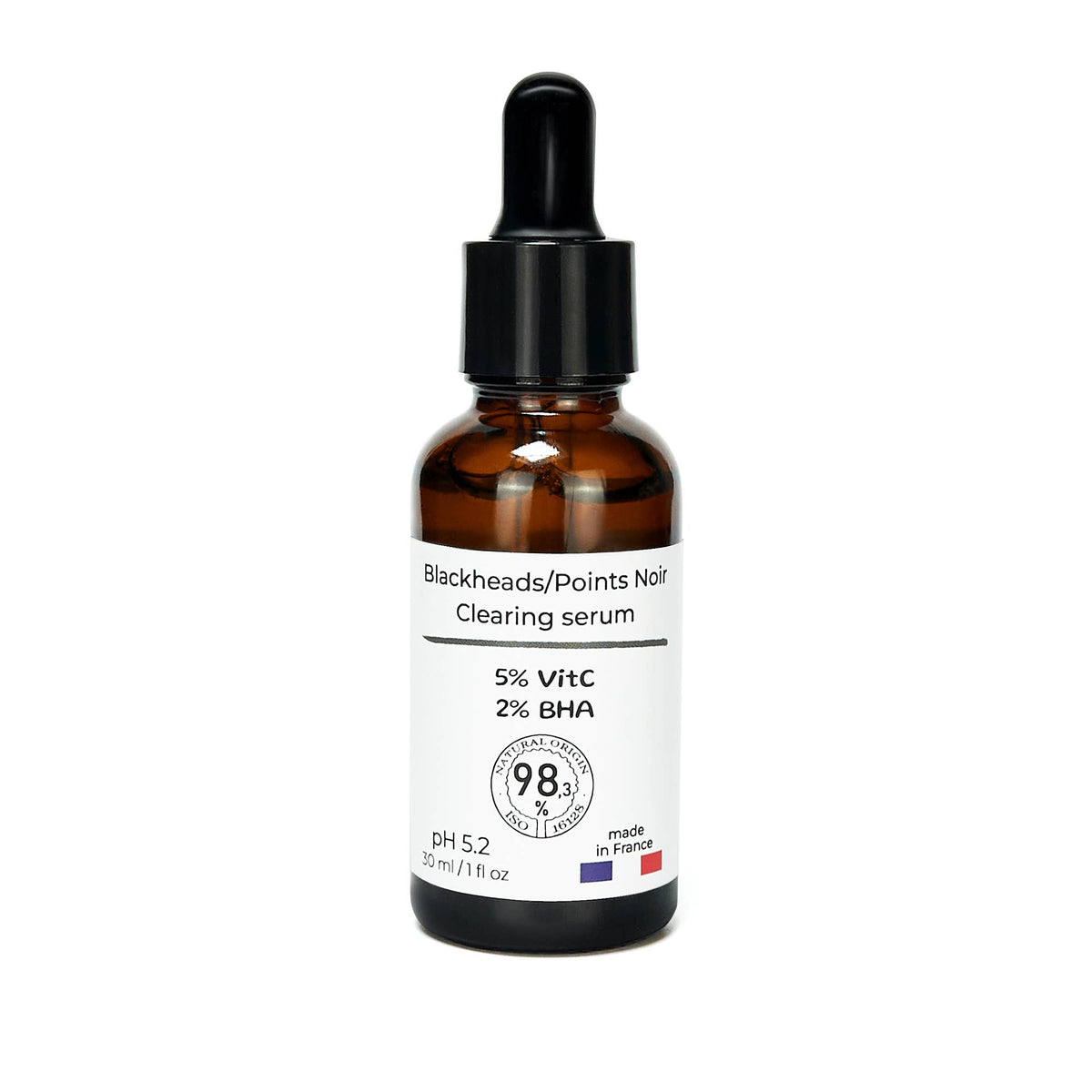 Sérum nettoyant contre points noirs et acné