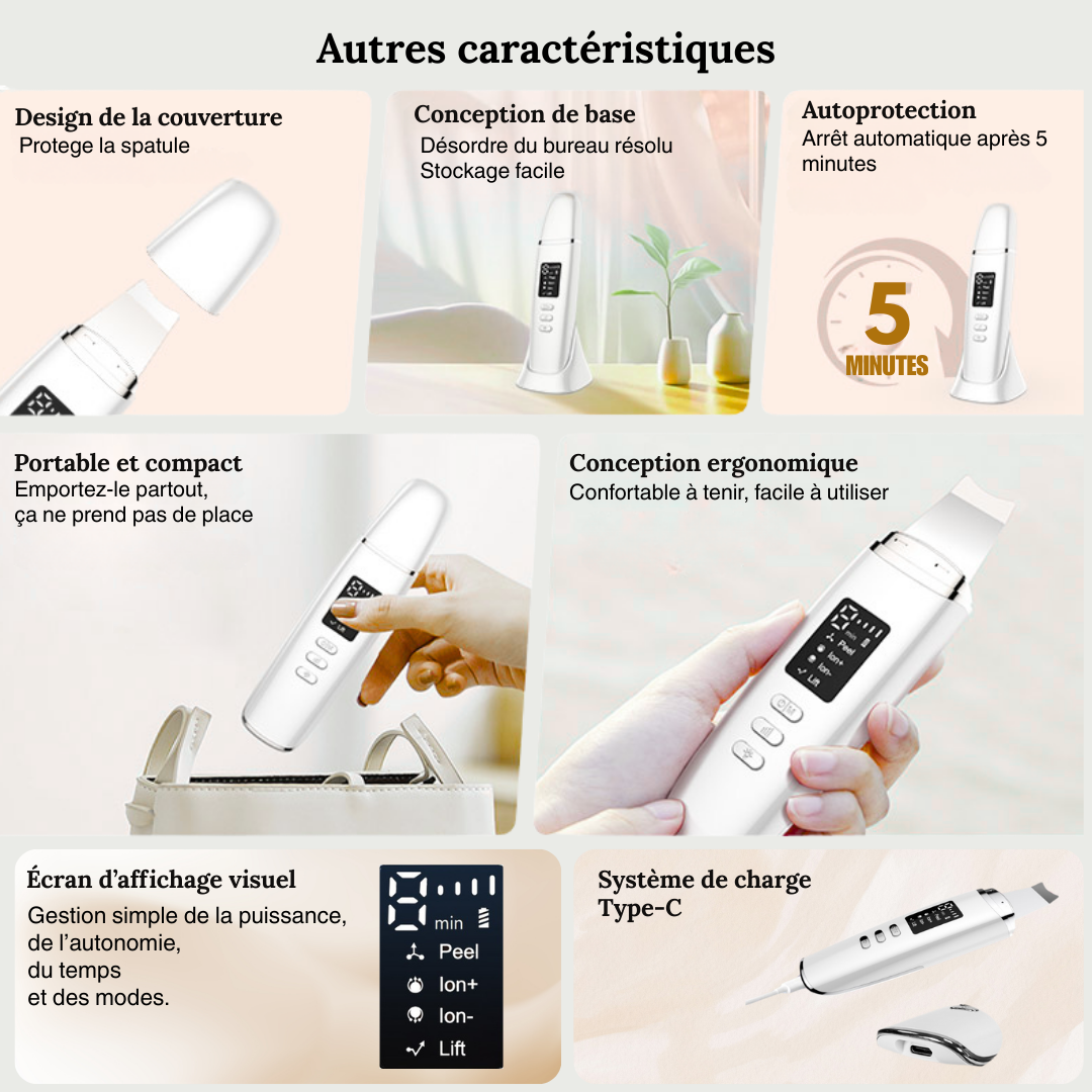 Epurateur facial à ultrasons