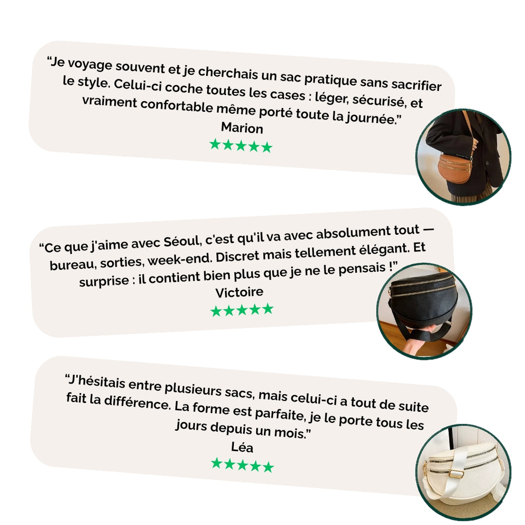 Séoul – Le Sac Banane en cuir végane